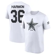Men's Bruce Harmon Dallas Cowboys Legend White 2024 Salute to Service Performance T-Shirt