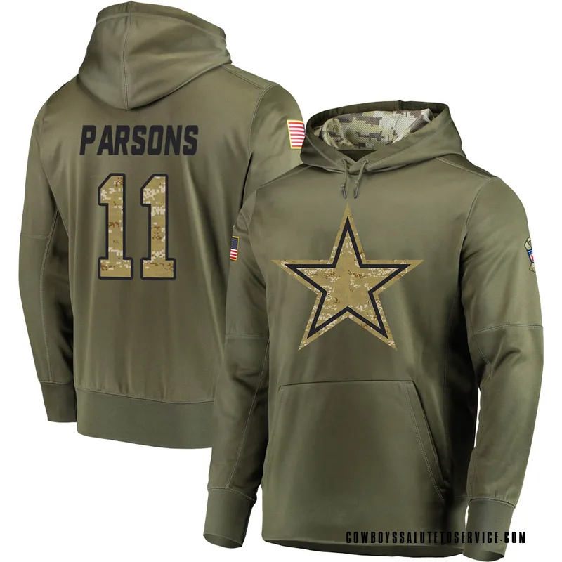 Men's Clayton Thorson Dallas Cowboys Legend Olive Salute to Service ...