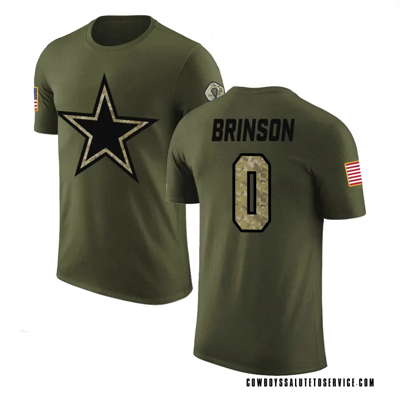 Youth Romello Brinson Dallas Cowboys Legend Olive Salute to Service T-Shirt