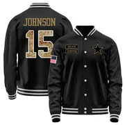 Youth Tyler Johnson Dallas Cowboys Black Salute to Service Sideline Performance Jacket